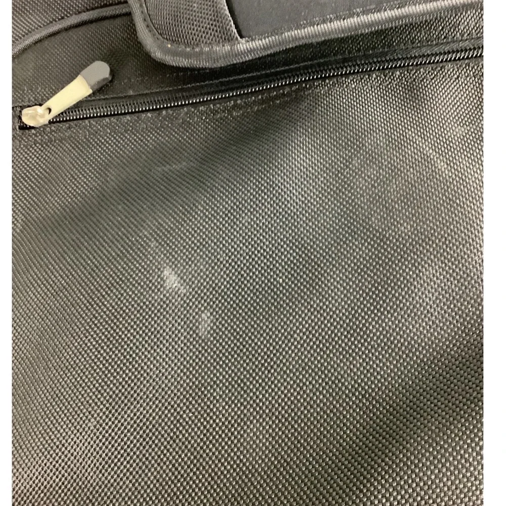 Dell Black Laptop Messenger Bag Shoulder Briefcase Ballistic Nylon Multi-Pocket